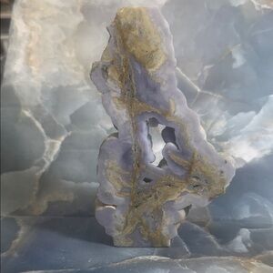 Rare Shu Fa Stone, Calligraphy Stone, Lavender Bothryodal Fluorite, China